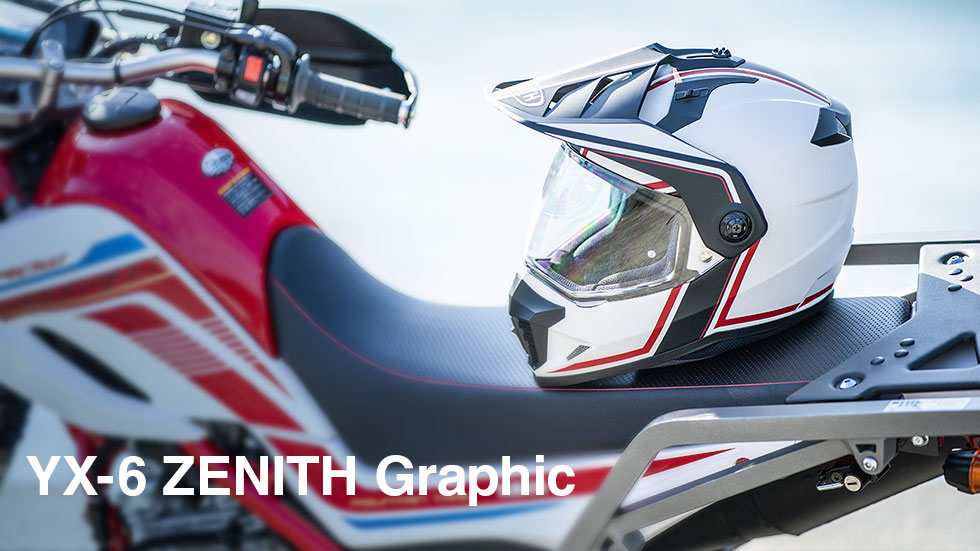YX-6 ZENITH Graphic（ブルー／レッド）