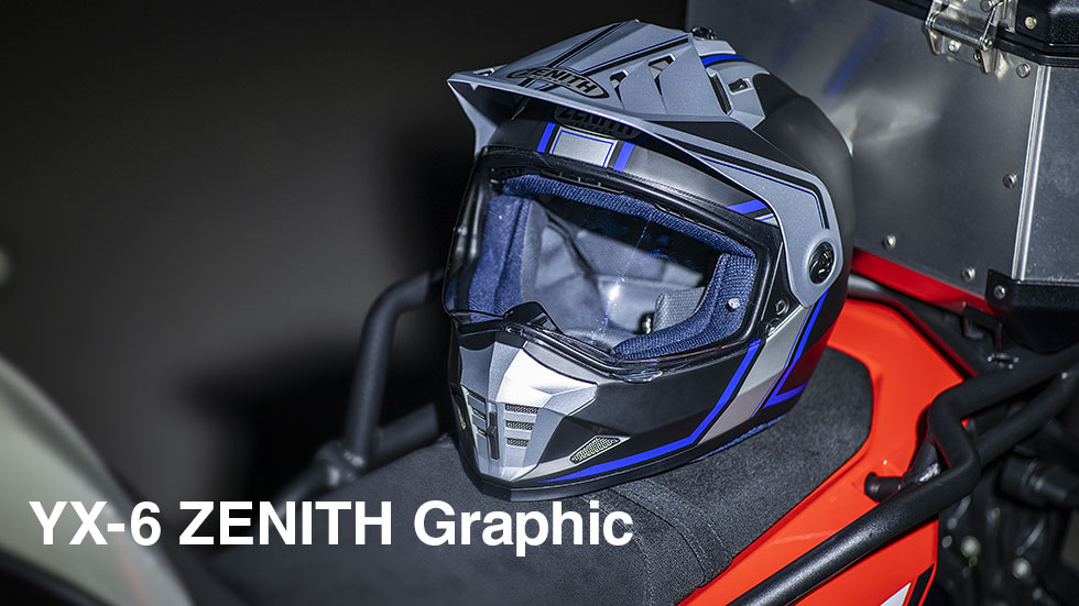 YX-6 ZENITH Graphic（ブルー／レッド）