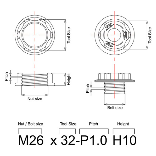 ZE58-2022 ステムナット
