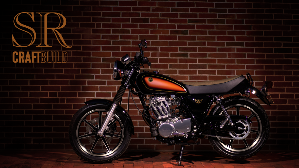 SR400 ブラッククロームメッキセット