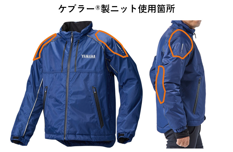 ケブラー&reg;製ニット使用箇所