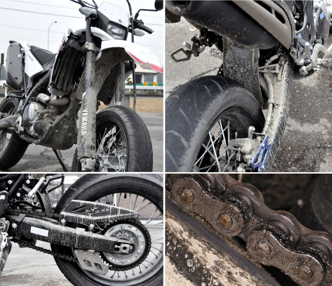 使用前／WR250X：写真