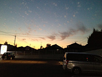 秋の夕暮れ