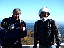 有間峠で